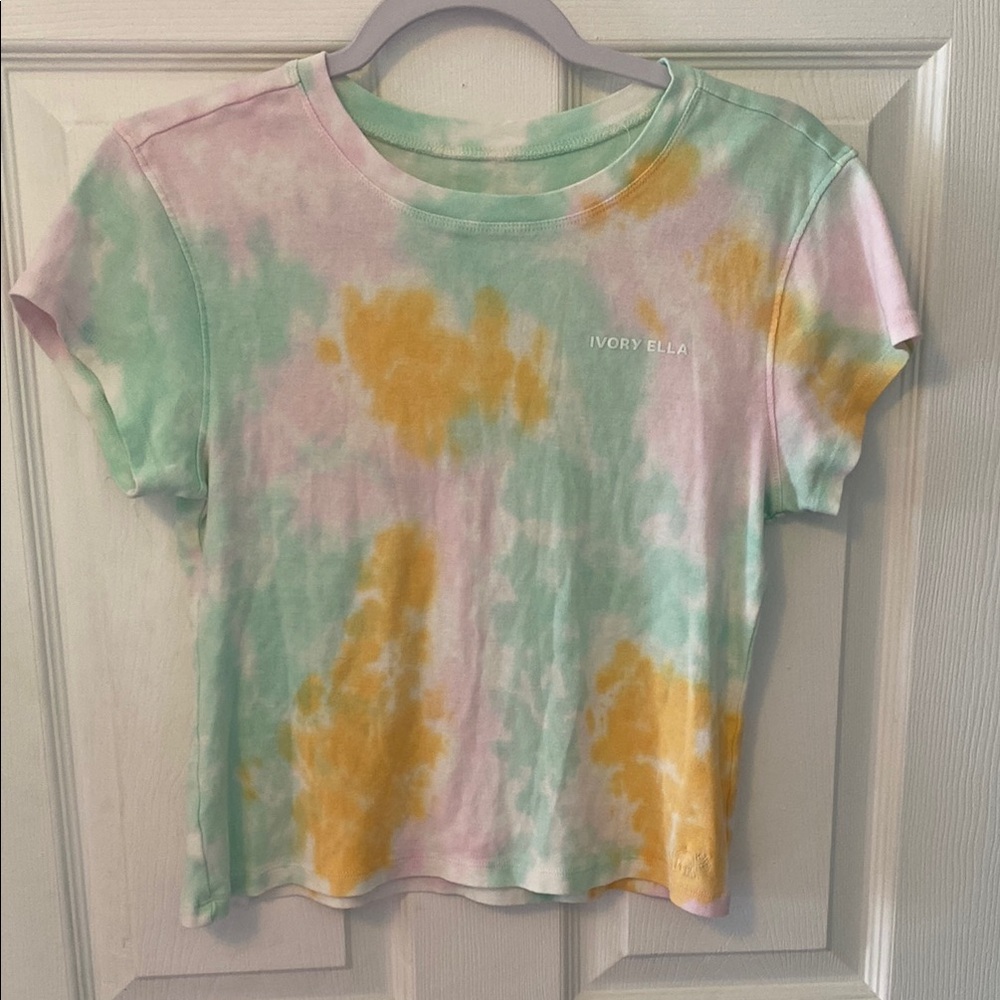 Ivory Ella Pastel Tie-Dye Tee
